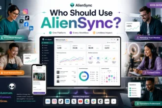 app and socials aliensync